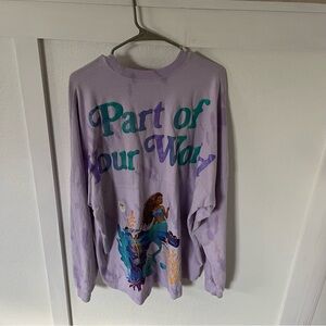 Disney Women's XL Ariel Spirit Jersey